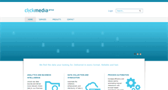 Desktop Screenshot of clickmediagroup.com